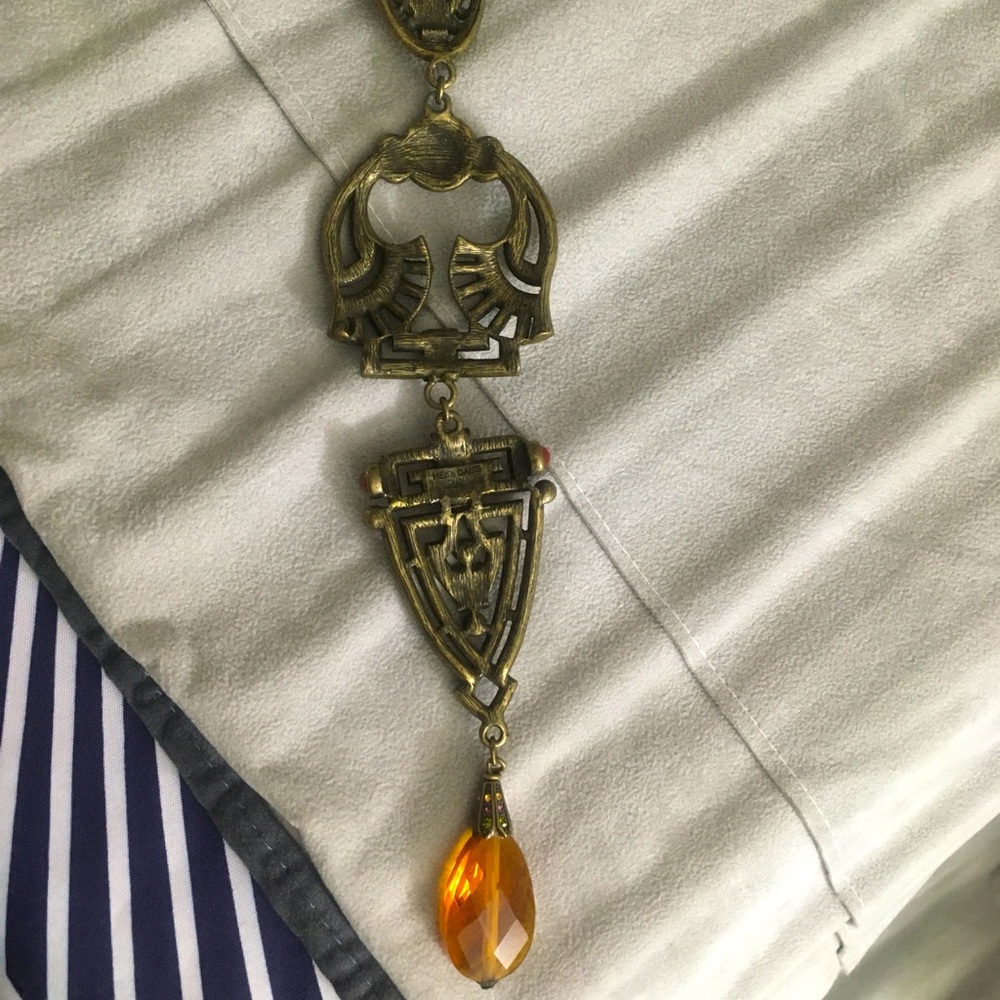 Heidi Daus Multi Swarovski Shield & Bell Necklace - Picture 15 of 15